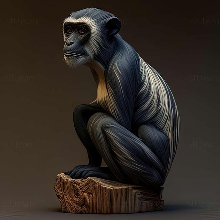 3D модель Piliocolobus gordonorum (STL)